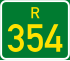 Regional route R354 shield