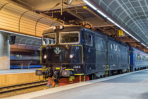 Rc-6 locomotive at Stockholm Central Station