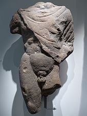 Saarbrücken, römischer Merkur-Torso, gefunden am Fuße des Eschberges, Saarlandmuseum