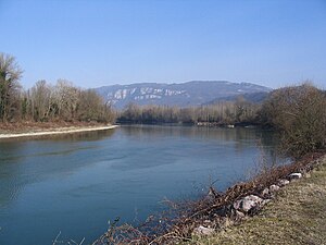 Rhône du Pont de Groslée à Murs et Gélignieu