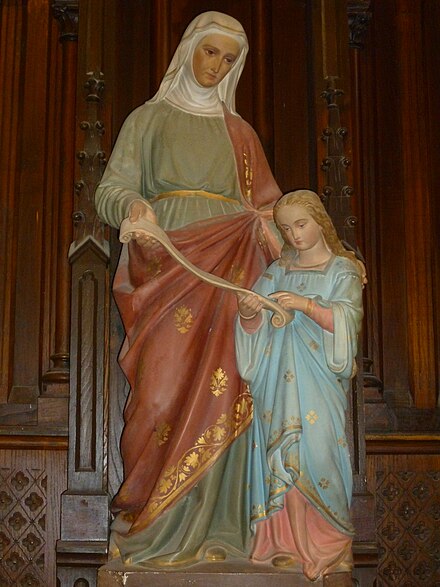 Saint Anne with Mary as a child