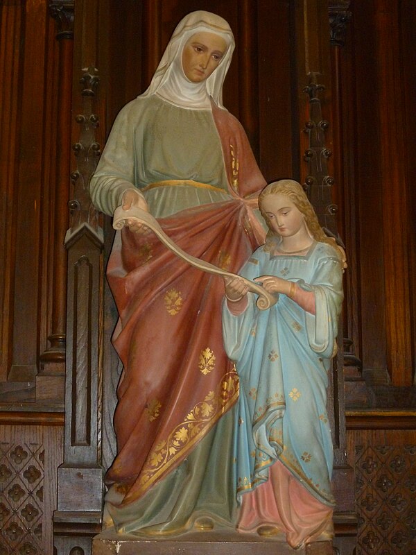 Saint Anne with Mary as a child