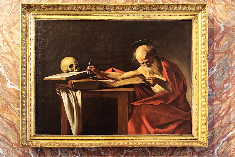 File:Saint Jerome in his study by Caravaggio.jpg