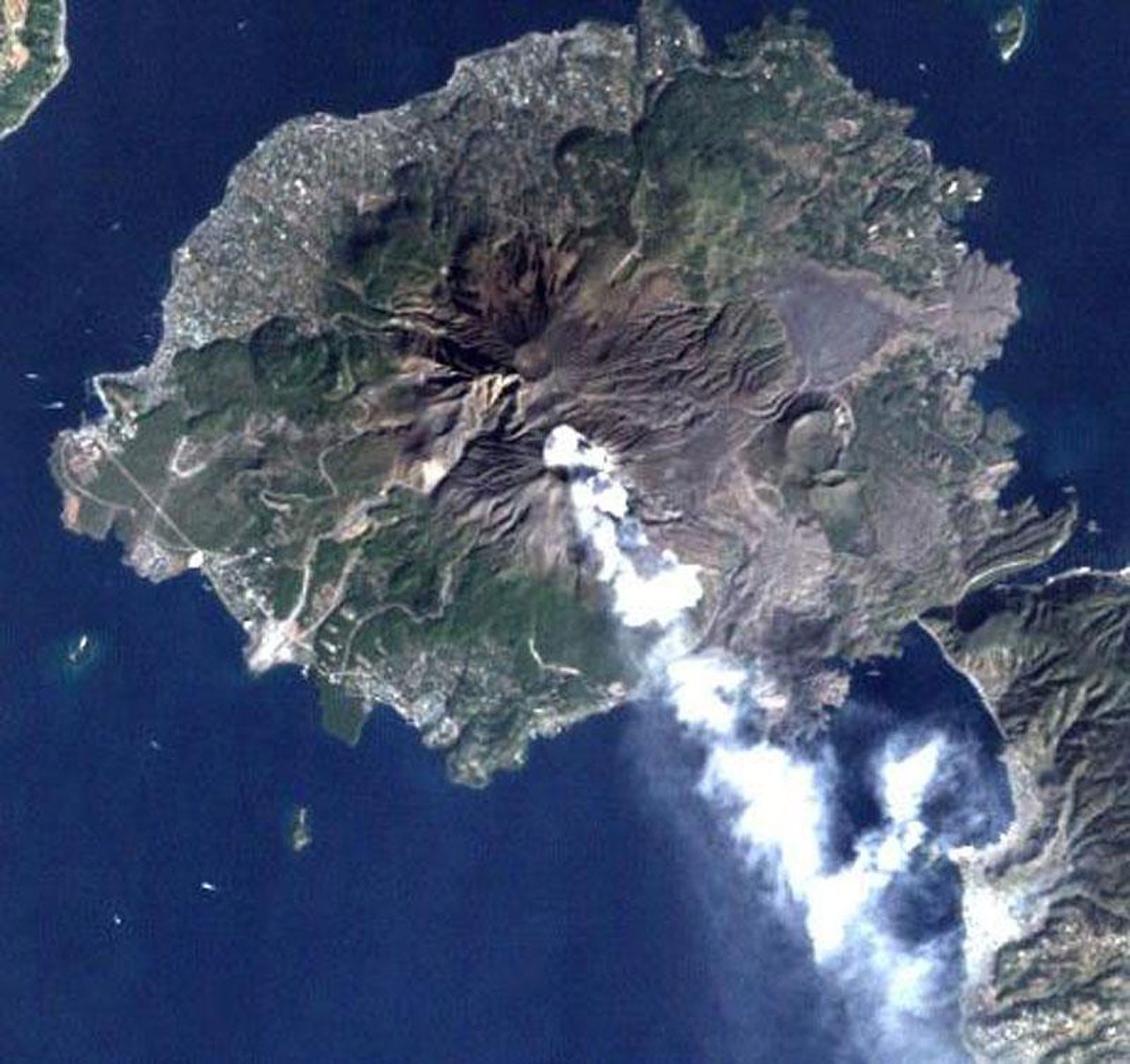 Вулкан Сакурадзима на карте мира