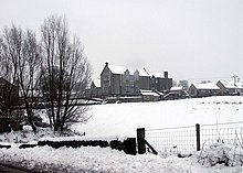 Saline Primary School and its Sitooterie in the snow