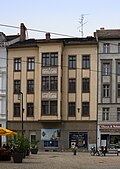 Apartment building in closed development, with rear building