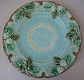 Sarreguemines Majolica Majolique Strawberry plate.jpg