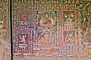 Buddhist frescos in Saspol caves / Ladakh, India