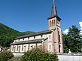 Français : Eglise de Savignac-les-Ormeaux, Ariège, France