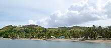 The village of Sawana on the island of Vanua Balavu, Fiji. Sawana Vanua Balavu.jpg