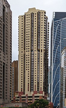 Sebel Quay West apartment tower in Sydney; the lower half of the floors in this tower are Sebel branded managed apartments by Accor. Sebel Quay West apartment tower in Sydney.jpg