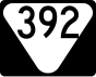 Маркер State Route 392