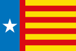 Flag of Valencian nationalism (Spain)