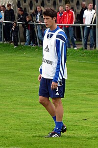 Escudero a Schalke 04 edzésén