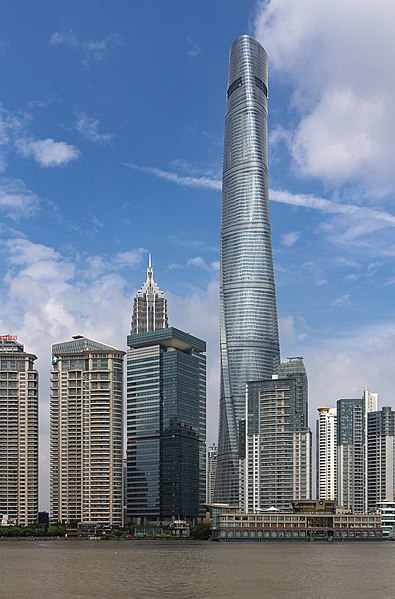 Shanghai Tower, the tallest and largest LEED Platinum certified building in the world since 2015.