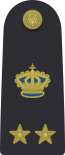 Shoulder boards of sottotenente di vascello of the Regia Marina (1936).svg
