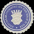 Siegelmarke Direktion d. III. Irrenanstalt der Stadt Berlin zu Buch W0363294.jpg