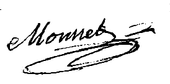 signature de Charles Monnet