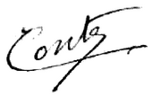 signature d'Yvonne Conte