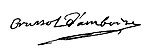 Signature de Anne Emmanuel François Georges de Crussol d'Amboise