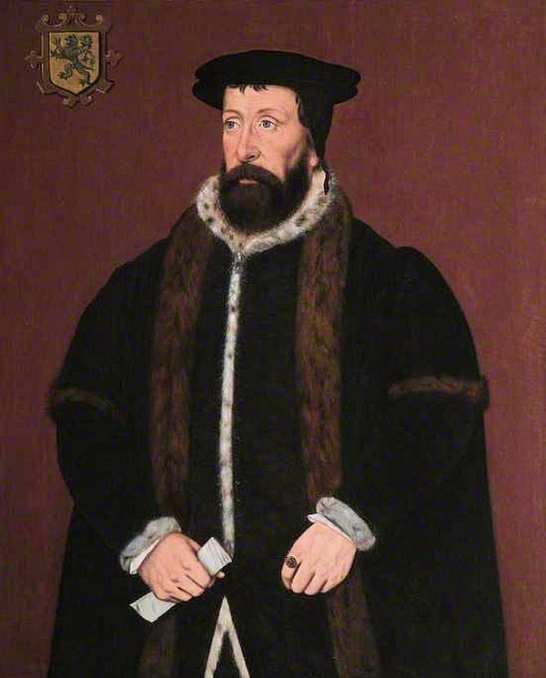Painting of Sir John Mason attributed to Sampson Strong, 1607. From the collection of Christ's Hospital, Abingdon