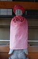 Small shrine on the street outside the Choganji temple in Naniwa-ku, Osaka.