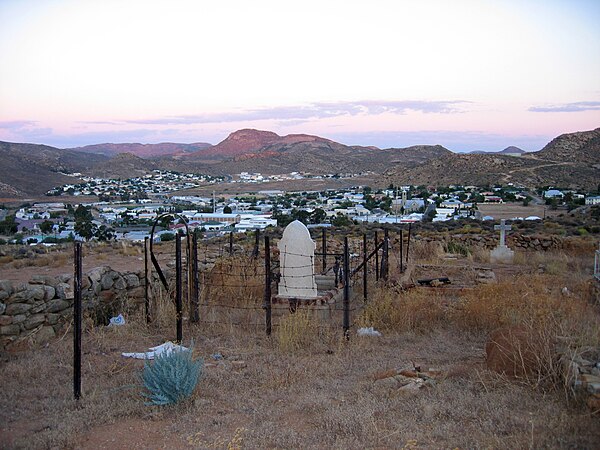 Springbok viewed from the old cemetery