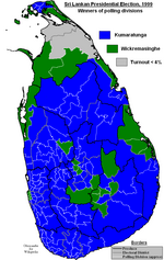 Vignette pour Élection présidentielle srilankaise de 1999