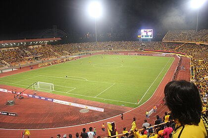 Tuanku Abdul Rahman Stadium has been the home ground of Negeri Sembilan since 1992 Stadium Tuanku Abdul Rahman, Paroi.jpg