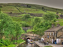 Entrance to Standedge Tunnel on the Huddersfield Narrow Canal