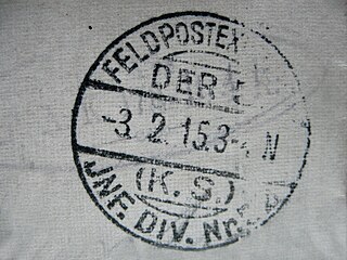 <i>Feldpost</i> German military mail service