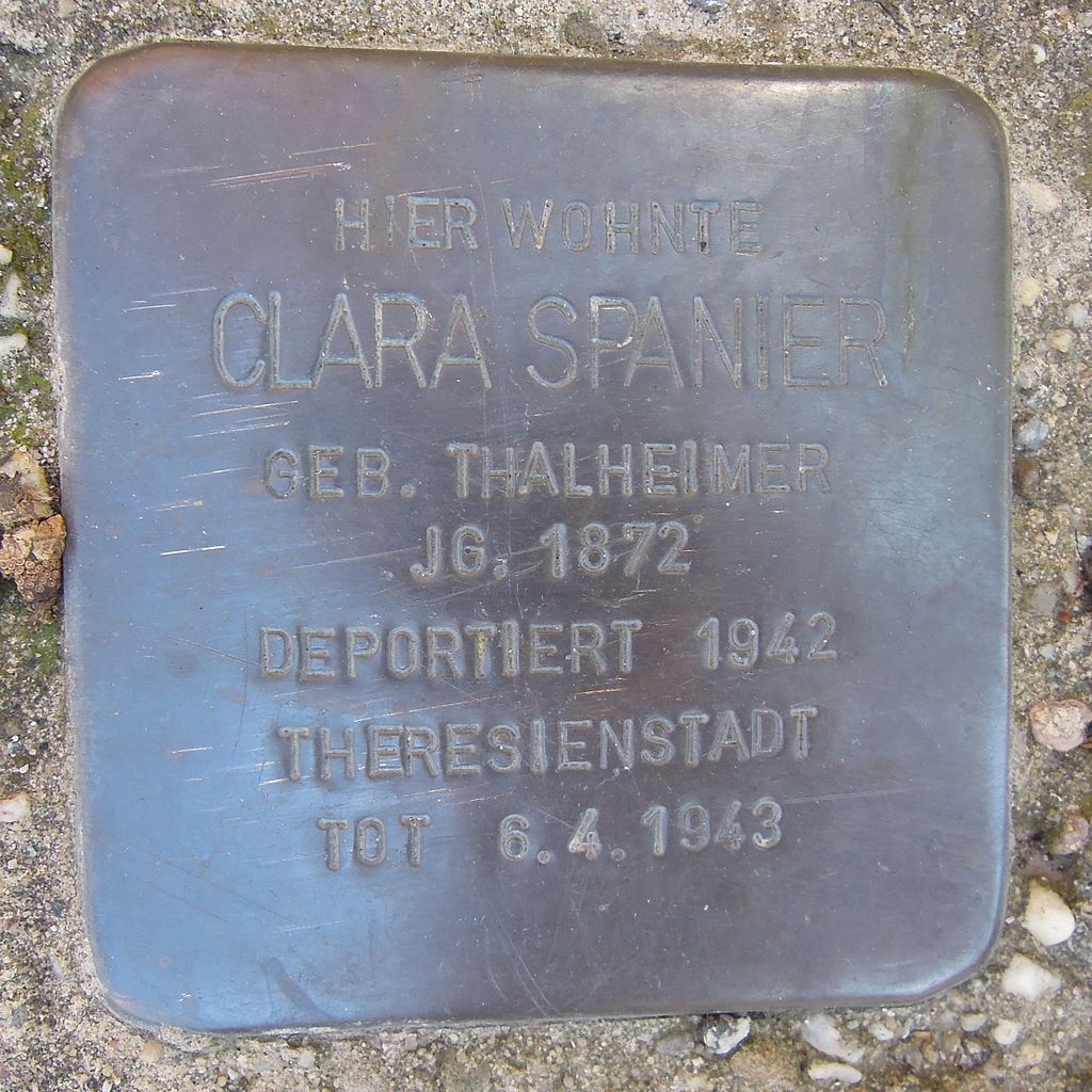 Stolperstein für Clara Spanier geb. Thalheimer