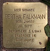 Stolperstein Fasanenstr 37 (Wilmd) Bertha Falkmann.jpg