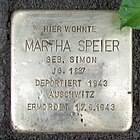 Stolperstein für Martha Speier