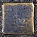 Stolperstein für Wolodimir Kazemba (Hospeltstr. 42)