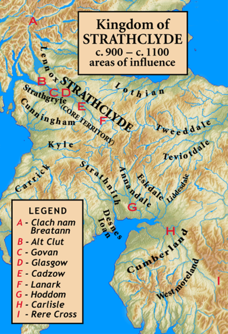 Strathclyde.kingdom.influence.areas