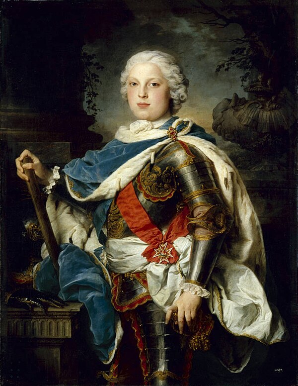 A young Frederick Christian by Pierre Subleyras, c. 1739