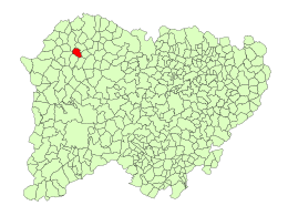 Valderrodrigo - Carte