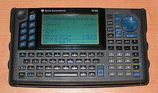 TI-92 series Series of graphing calculators produced by Texas Instruments