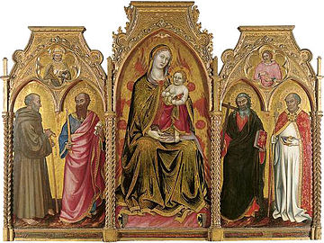 La Vierge à l'Enfant entre saint Gérard, saint Paul, saint André et saint Nicolas, Musée de Grenoble.