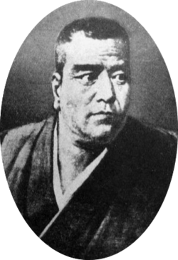 טקמורי סאיגו- פורטרט שכנראה נעשה אחרי מותו, סביב שנת 1878