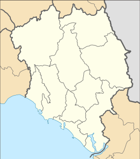 Map showing the location of อุทยานแห่งชาติเขาสิบห้าชั้น