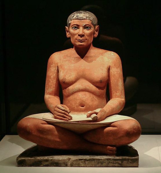 File:The seated scribe.jpg