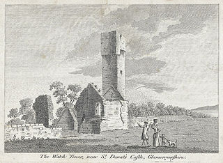 The watch tower, near St Donat's castle, Glamorganshire