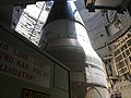 Titan II missilet sett fra innsiden av missilsiloen ved The Titan Missile Museum i Arizona