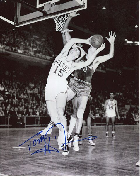 Tom Heinsohn was selected as the Boston Celtics' territorial pick in 1956.