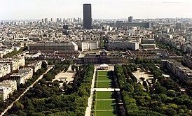 Вид на Монпарнас с Эйфелевой башни