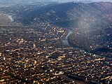 Panorama de Turín y Superga Hill