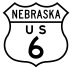 US Highway 6 Markierung