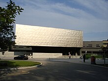 The Student Centre is a landmark for student activities at the campus. UTSCStudentCenter.jpg